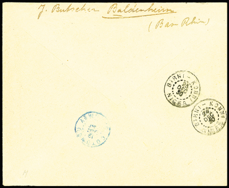 1919-1930, 3 lettres et une carte affranchies avec