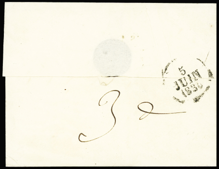 MP "P 78 P Le Bausset" + dateur A (1830), ind 14.