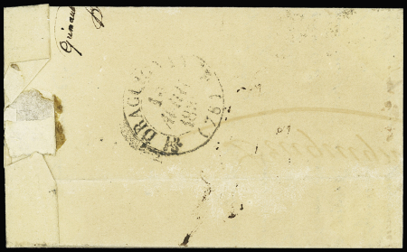 Lettre avec T11 Le Luc (1837) + cursive "78 Cogoli