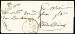 Cursive "78 Collobrières" + T14 Le Luc (1841) + ta