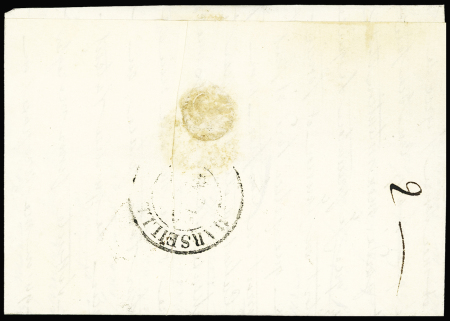 Cursive "78 Cotignac" + T12 "Brignolle" (1834), in