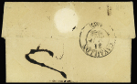 Cursive "78 Fayence" (1833) + taxe 4 tampon façon