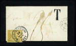 N°92 25c jaune OBL CAD belge "Mons (Station)" (188