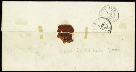N°3 OBL grille + cursive "11 St Chély d'Aubrèze" +