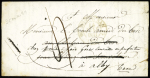 Lettre avec MP "Deb 11 Sauveterre" (1831), ind 24.