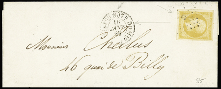 N°13 sur 5 lettres : n°13Aa 10c jaune citron en paire