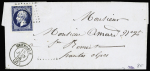 N°14 sur 3 lettres : obl. roulette d'étoiles de Paris