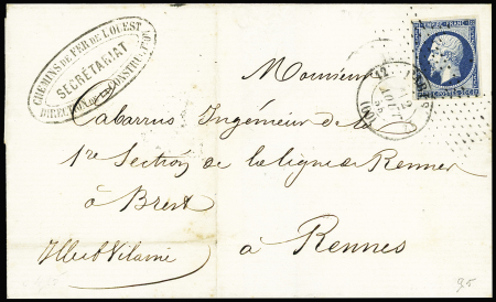 N°14 sur 3 lettres : obl. roulette d'étoiles de Paris