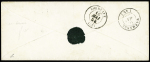 N°15 25c bleu TTB margé sur lettre pour Marmande
