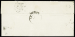 N°15 25c bleu sur lettre pour Chartres (Eure-et-Loir),