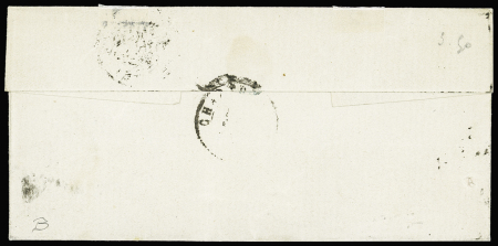N°15 25c bleu sur lettre pour Chartres (Eure-et-Loir),