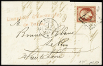 N°17Ad 80c vermillonné sur lettre pour Le Puy (Haute-Loire),