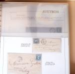Lettres de l'Aveyron Pont de Salars à Viviez. 69 lettres