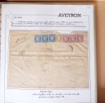 Lettres de l'Aveyron Pont de Salars à Viviez. 69 lettres