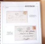 Lettres de l'Aveyron Pont de Salars à Viviez. 69 lettres