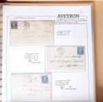 Lettres de l'Aveyron Pont de Salars à Viviez. 69 lettres