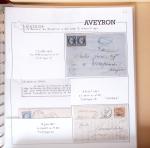 Lettres de l'Aveyron Pont de Salars à Viviez. 69 lettres