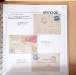 Lettres de l'Aveyron Pont de Salars à Viviez. 69 lettres