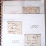 AVEYRON : 67 lettres sans timbres avec marques postales
