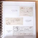 AVEYRON : 67 lettres sans timbres avec marques postales