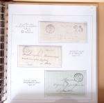 AVEYRON : 67 lettres sans timbres avec marques postales