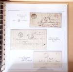 AVEYRON : 67 lettres sans timbres avec marques postales