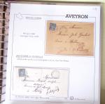 AVEYRON : Collection de lettres de l'Aveyron AFF au
