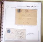 AVEYRON : Collection de lettres de l'Aveyron AFF au