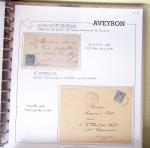 AVEYRON : Collection de lettres de l'Aveyron AFF au