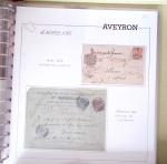 AVEYRON : Collection de lettres de l'Aveyron AFF au