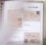 AVEYRON : Collection de lettres de l'Aveyron AFF au