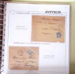 AVEYRON : Collection de lettres de l'Aveyron AFF au