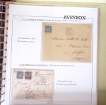 AVEYRON : Collection de lettres de l'Aveyron AFF au