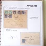 AVEYRON : Collection de lettres de l'Aveyron. 69 plis