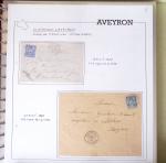 AVEYRON : Collection de lettres de l'Aveyron. 69 plis
