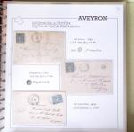 AVEYRON : Collection de lettres de l'Aveyron. 69 plis
