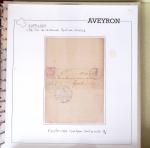 AVEYRON : Collection de lettres de l'Aveyron. 69 plis