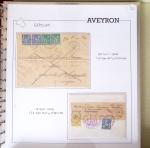 AVEYRON : Collection de lettres de l'Aveyron. 69 plis