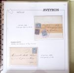 AVEYRON : Collection de lettres de l'Aveyron. 69 plis
