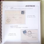 AVEYRON : Collection de lettres de l'Aveyron. 69 plis