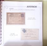 AVEYRON : Collection de lettres de l'Aveyron. 69 plis