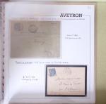 AVEYRON : Collection de lettres de l'Aveyron. 69 plis