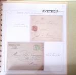 AVEYRON : Collection de lettres de l'Aveyron. 69 plis