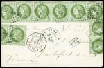 Col. Gen n°17, 10 pièces (4 ex. repliés) OBL losan