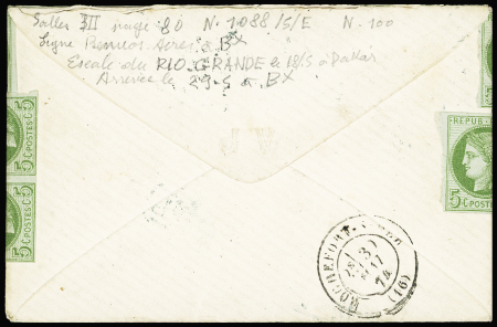 Col. Gen n°17, 10 pièces (4 ex. repliés) OBL losan