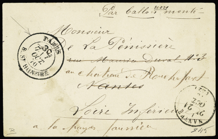 LE PIPER I ou NON DENOMME II carte postale non timbrée
