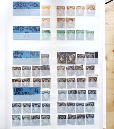 1849-1945, Petit stock de timbres classiques dont n°1,