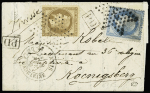 LE DAGUERRE n°29 20c bleu et n°30 30c brun obl. étoile