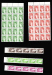 N°1965b/1979b Sabine, la série de 15 valeurs sans