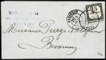 N°4A Surcharge manuscrite "2" pour faire 25c sur 15c